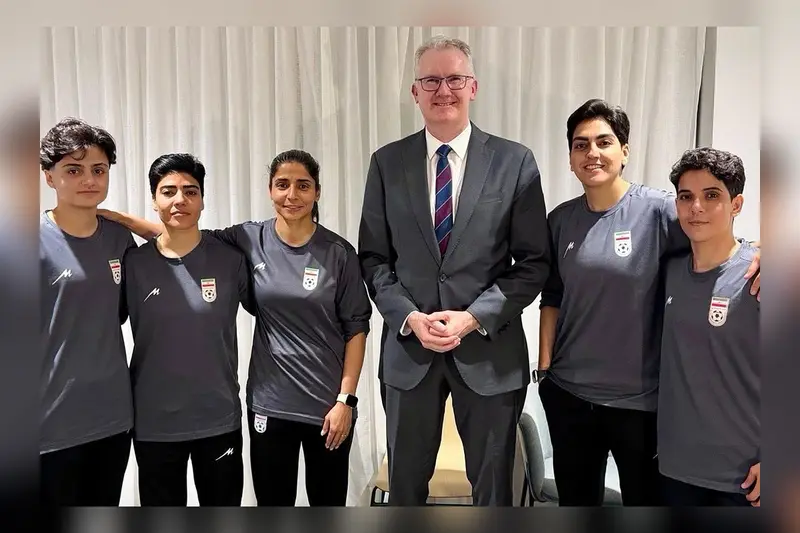 Amid chaos, five Iranian women's football players given asylum in Australia Amid chaos, five Iranian women's football players given asylum in Australia