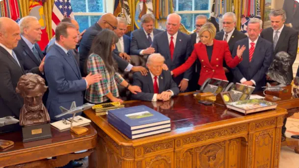 Evangelical leaders pray for Trump amid war