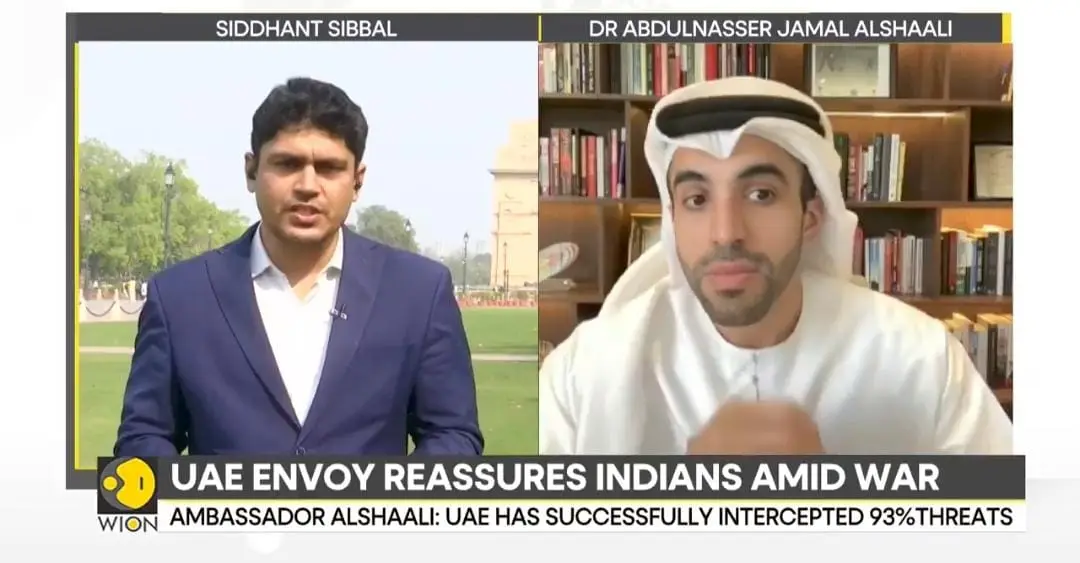'We built this country together': UAE Envoy Alshaali reassures Indians amid West Asia crisis