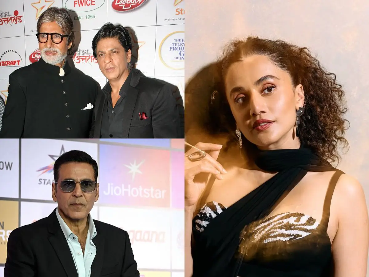 Do Bollywood stars travel with big entourages? Taapsee Pannu shares experience with Shah Rukh Khan, Akshay Kumar, Amitabh Bachchan Do Bollywood stars travel with big entourages? Taapsee Pannu shares experience with Shah Rukh Khan, Akshay Kumar, Amitabh Bachchan