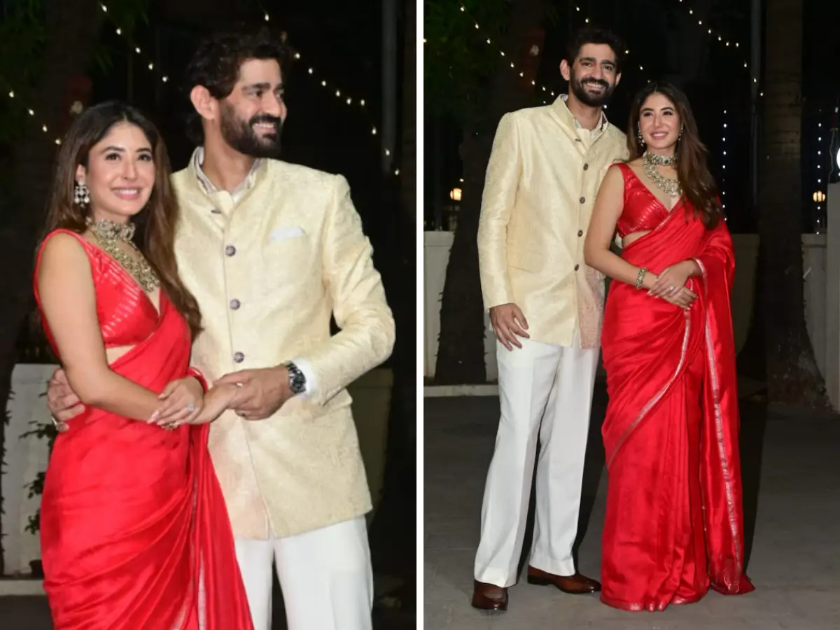 Just married! Kritika Kamra and Gaurav Kapur make their first appearance as newlyweds; B-Town stars attend intimate ceremony Just married! Kritika Kamra and Gaurav Kapur make their first appearance as newlyweds; B-Town stars attend intimate ceremony