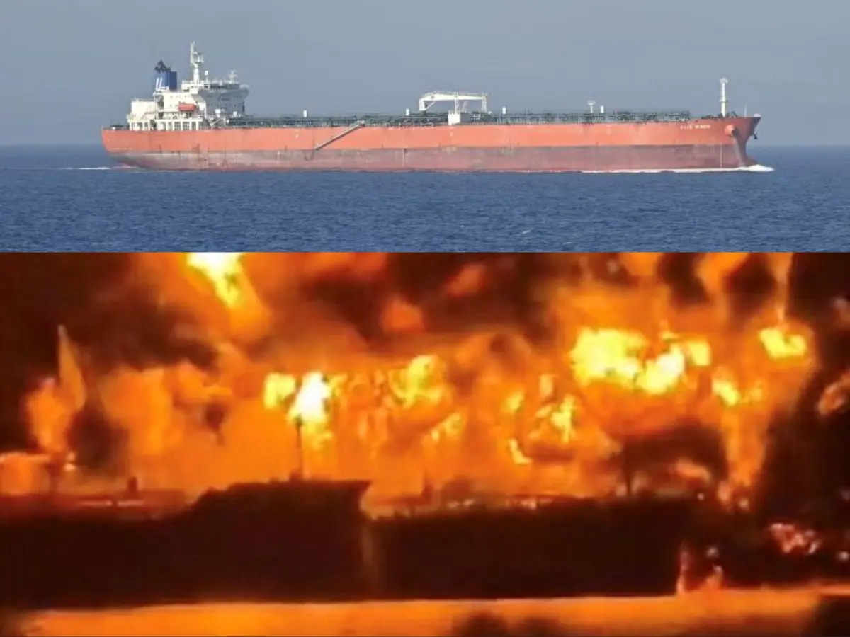 Indian sailor killed in Iranian underwater drone attack on US-owned oil tanker, 15 crew members evacuated