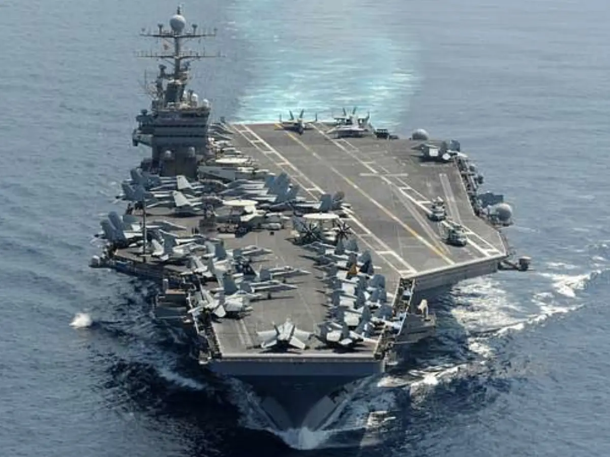 USS Abraham Lincoln 'fleeing' after missile strike, Iran claims. US tells a different story USS Abraham Lincoln 'fleeing' after missile strike, Iran claims. US tells a different story