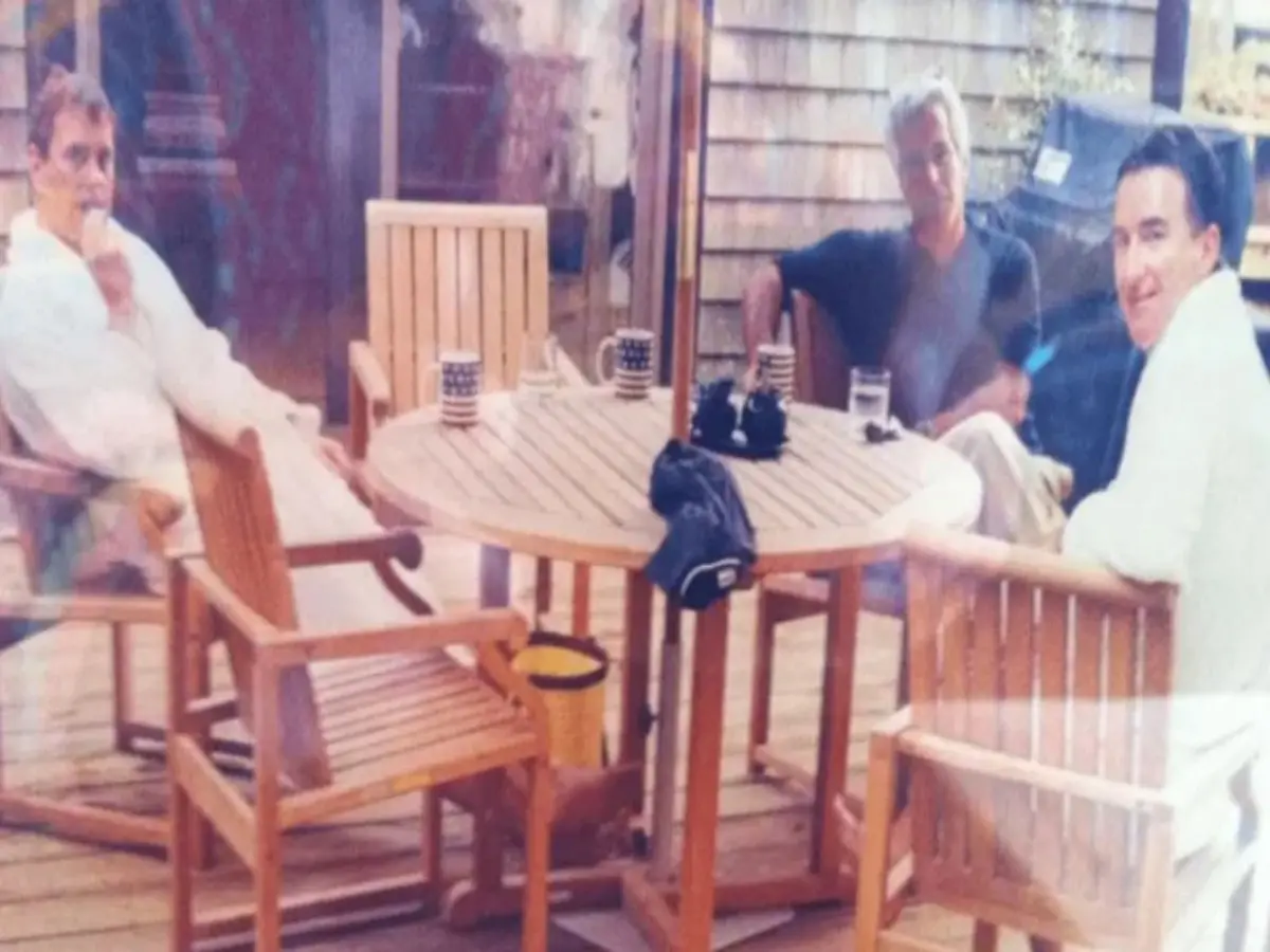 First image surfaces of Andrew, Mandelson and Epstein together in newly released DOJ files First image surfaces of Andrew, Mandelson and Epstein together in newly released DOJ files