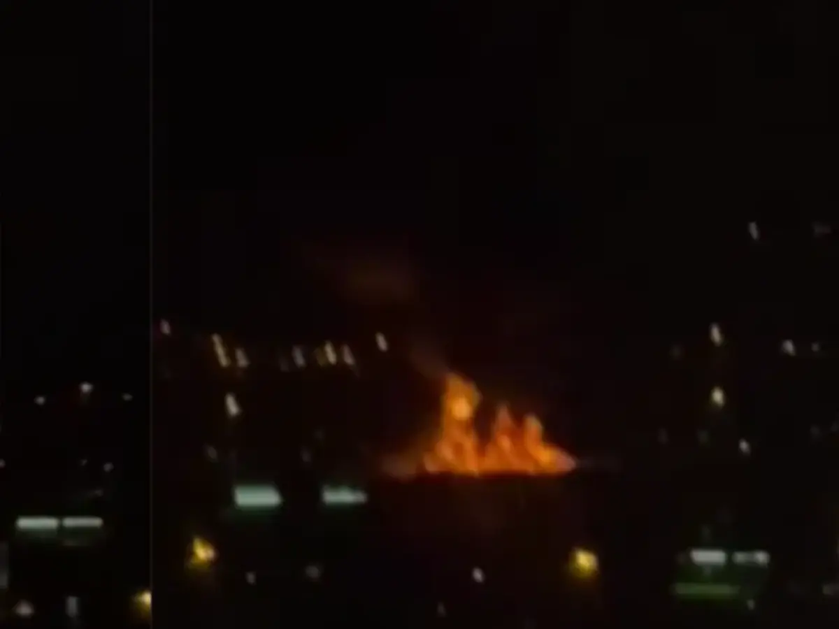 Massive fire near Dubai airport after drone strike, fuel tank hit; flight operations suspended - VIDEO