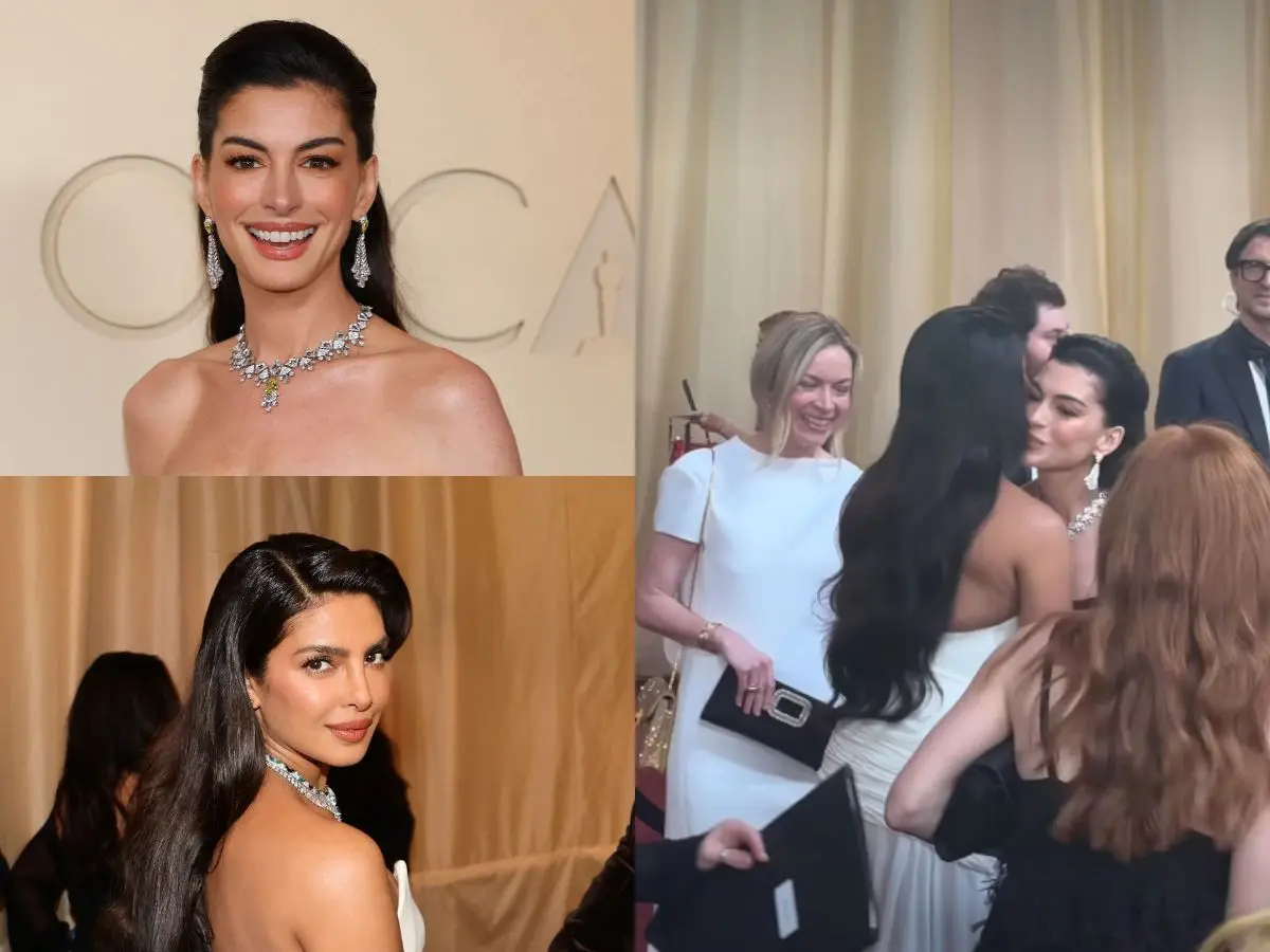 Oscars 2026: Anne Hathaway shares warm moment with Priyanka Chopra Jonas; their friendship goes back years | Watch