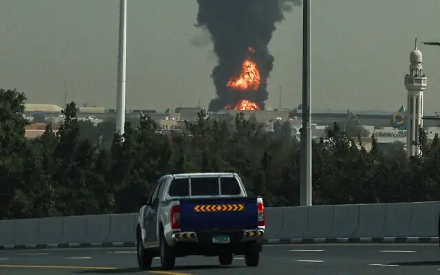 Dubai airport reopened: Limited flights resume after drone strike on fuel tank sparks fire
