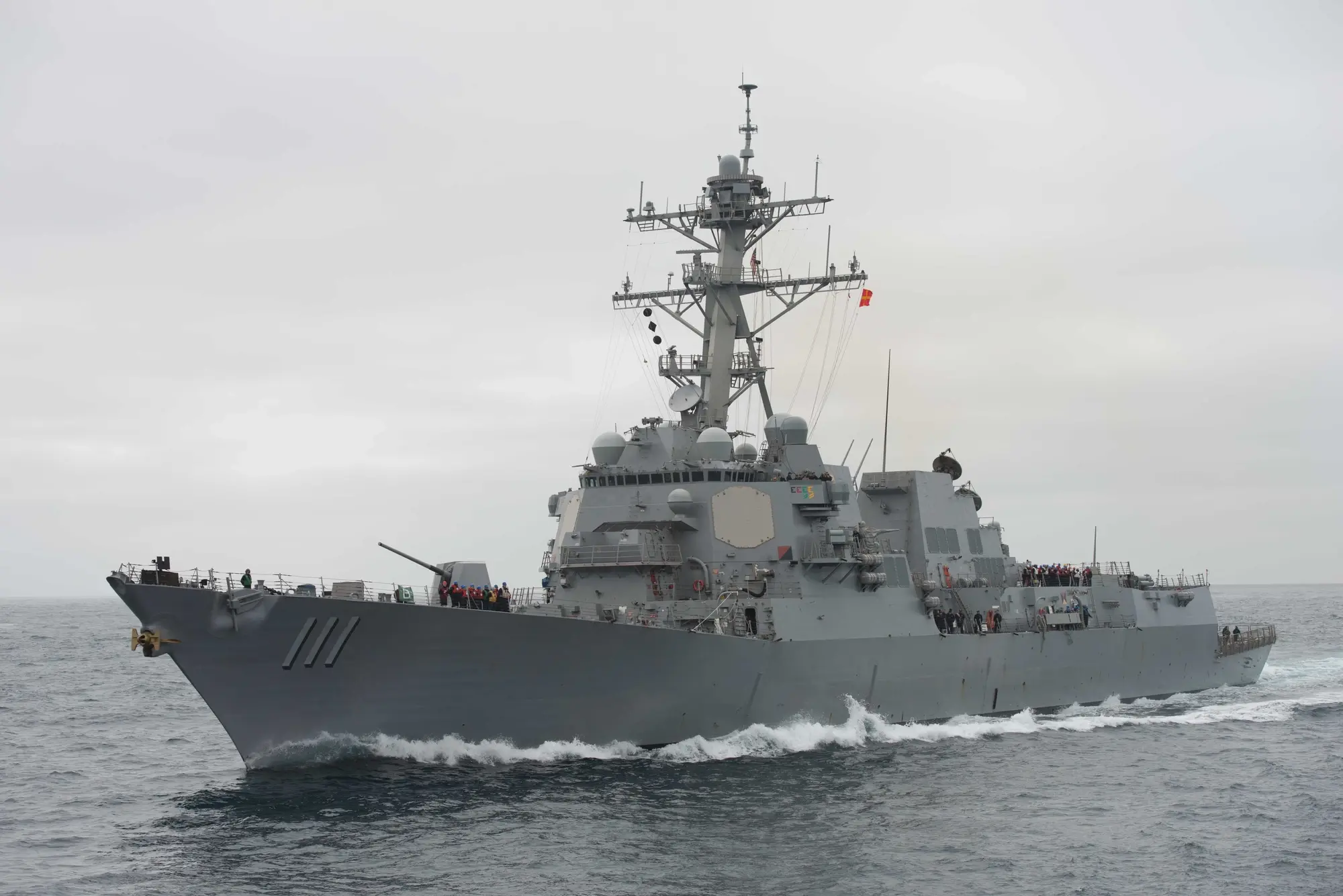 'A 50-mile safety ring': Why the USS Spruance patrols so far ahead of the USS Abraham Lincoln