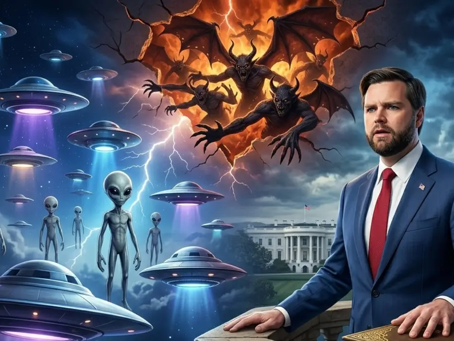 JD Vance says he'll get to the bottom of UFO files. Also, he thinks aliens are demons | Watch