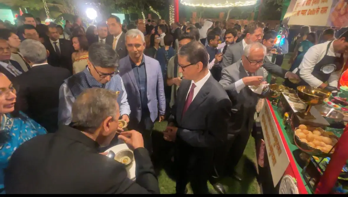 Golgappa diplomacy at Bangladesh National day celebrations in Delhi
