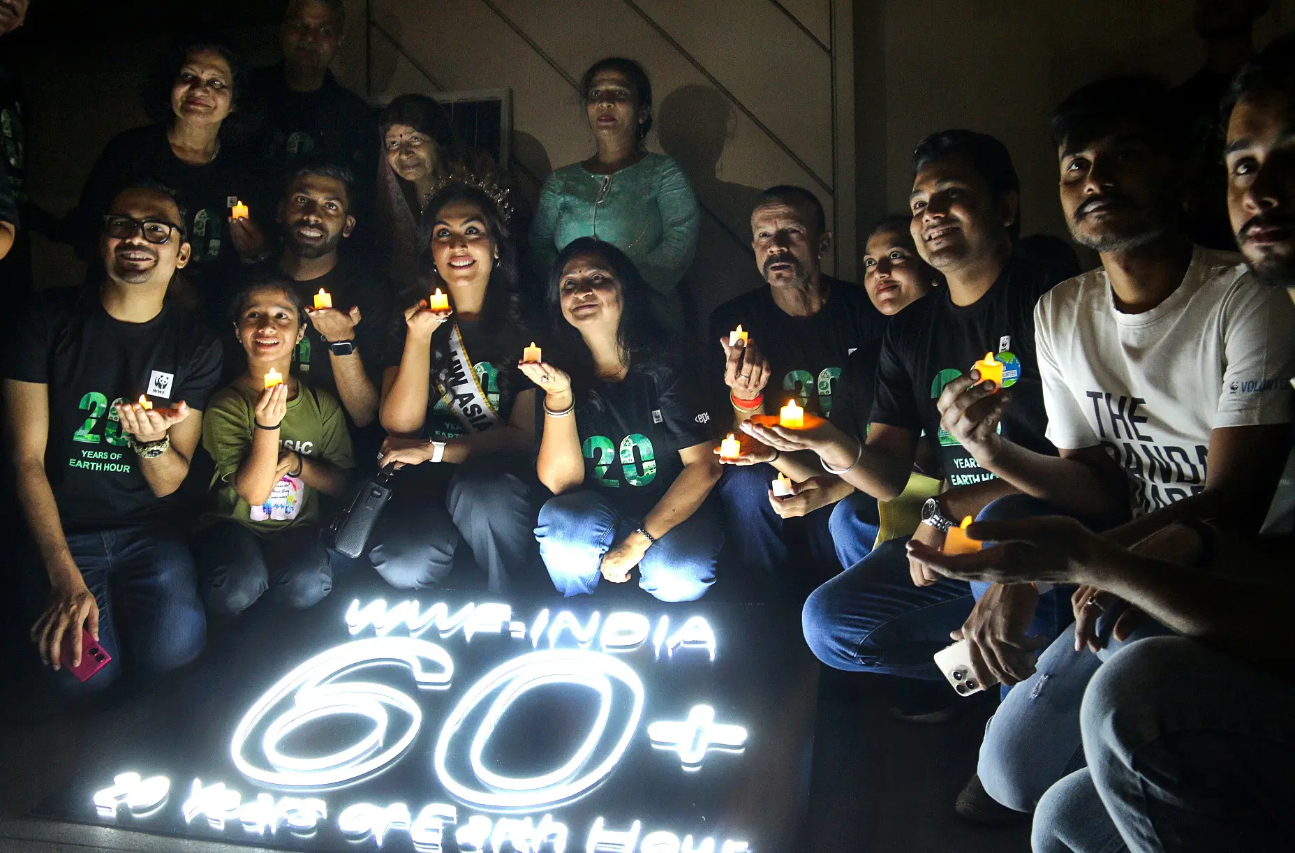 Millions switch off lights to mark global climate action