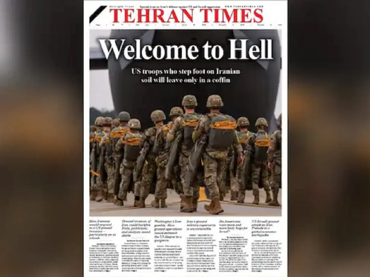 ‘Welcome to Hell’: Iran’s daily issues warning to US against ground invasion ‘Welcome to Hell’: Iran’s daily issues warning to US against ground invasion