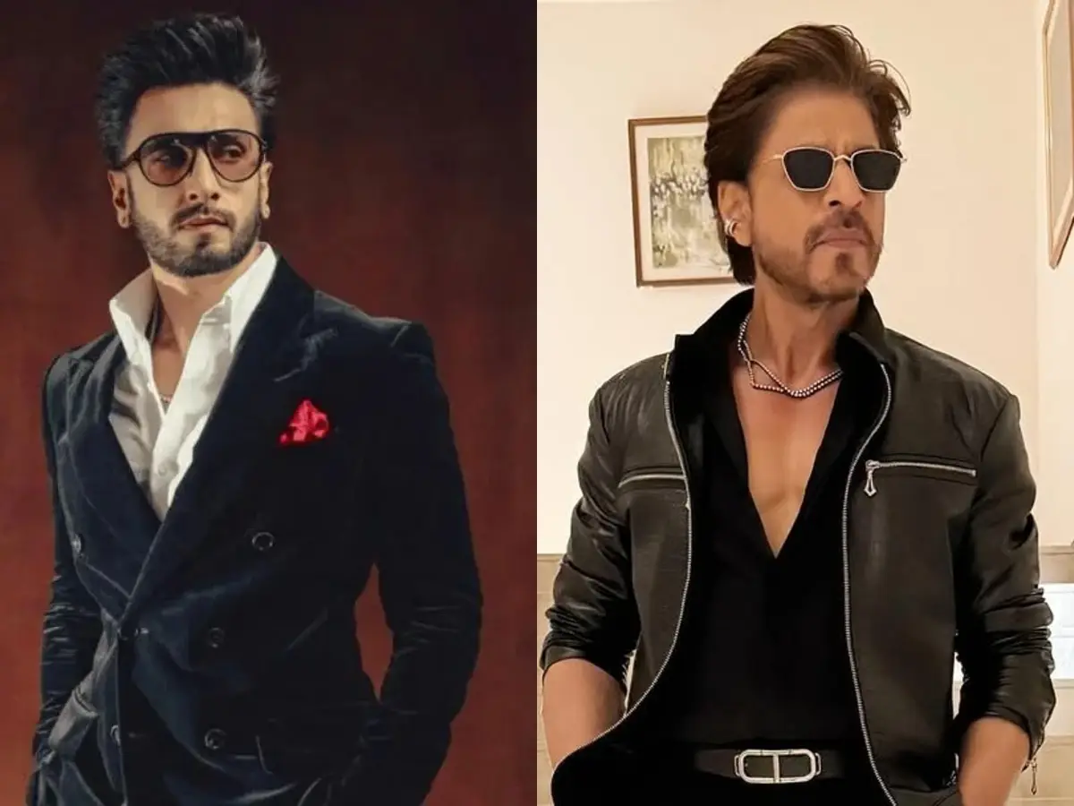 Amid Dhurandhar 2 success, Shah Rukh Khan poses with Ranveer Singh at Mumbai Party | See pic
