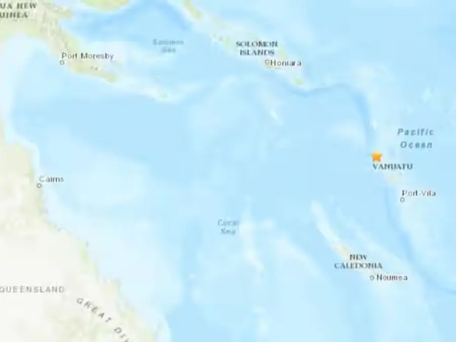 7.0-magnitude earthquake rocks Vanuatu Islands, South Pacific, no tsunami threat