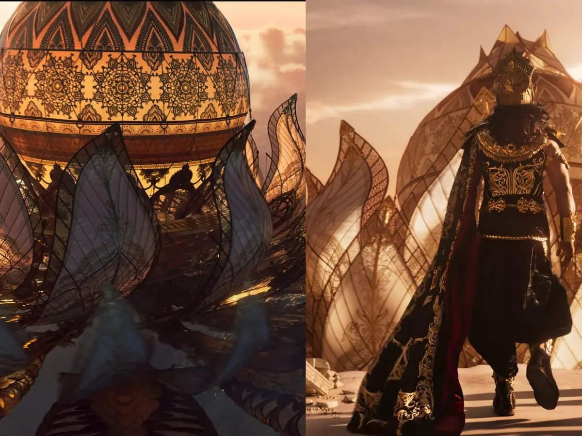 Ravana and the Pushpak Vimaan