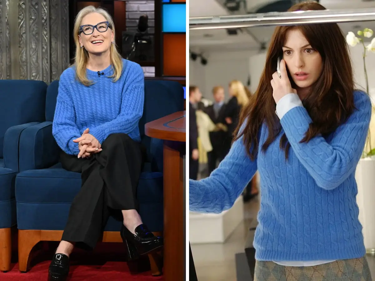 Meryl Streep wears Andy Sachs iconic cerulean blue sweater as she promotes The Devil Wears Prada 2, internet reacts Meryl Streep wears Andy Sachs iconic cerulean blue sweater as she promotes The Devil Wears Prada 2, internet reacts