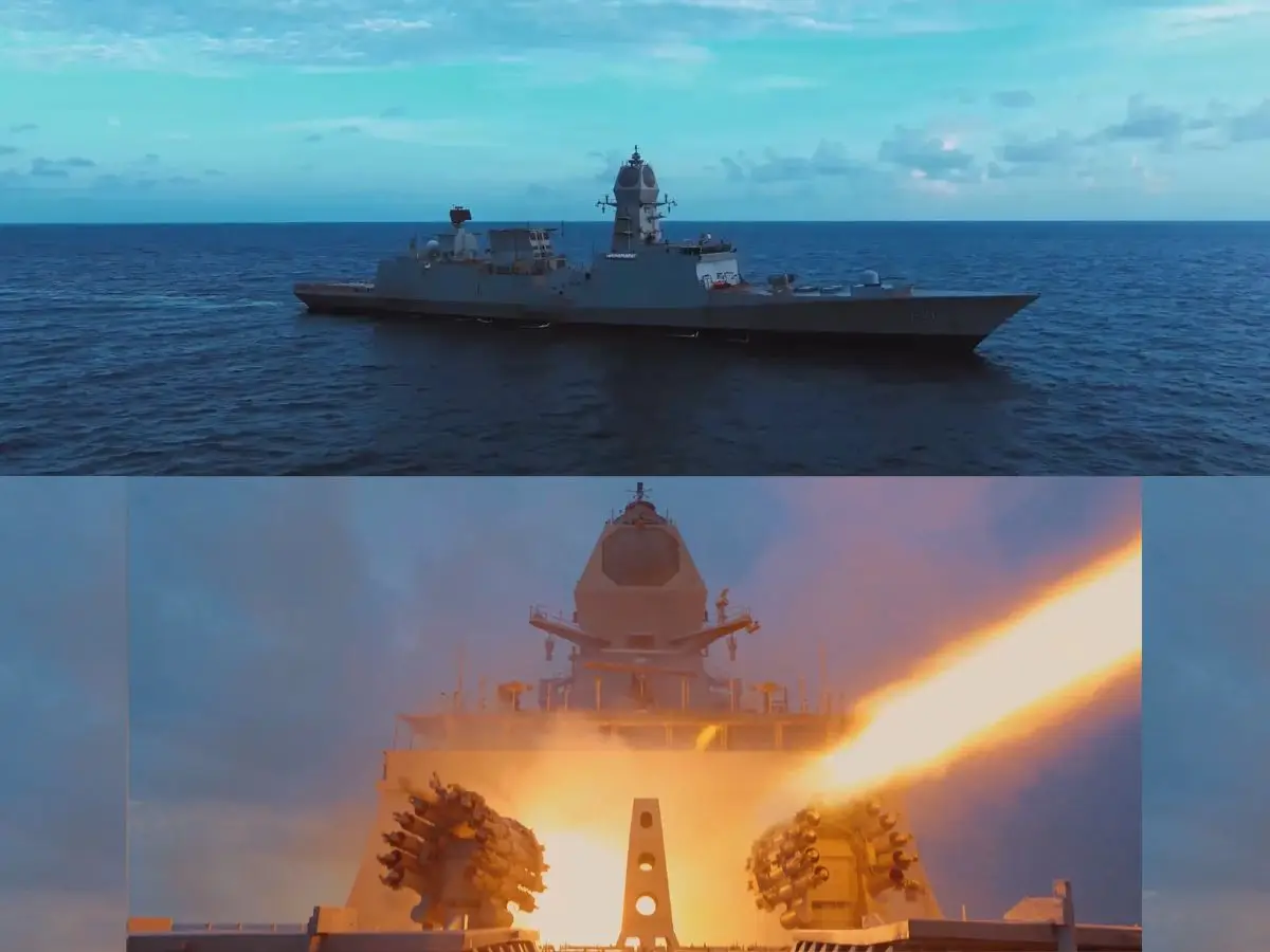 Concurrent induction of INS Taragiri