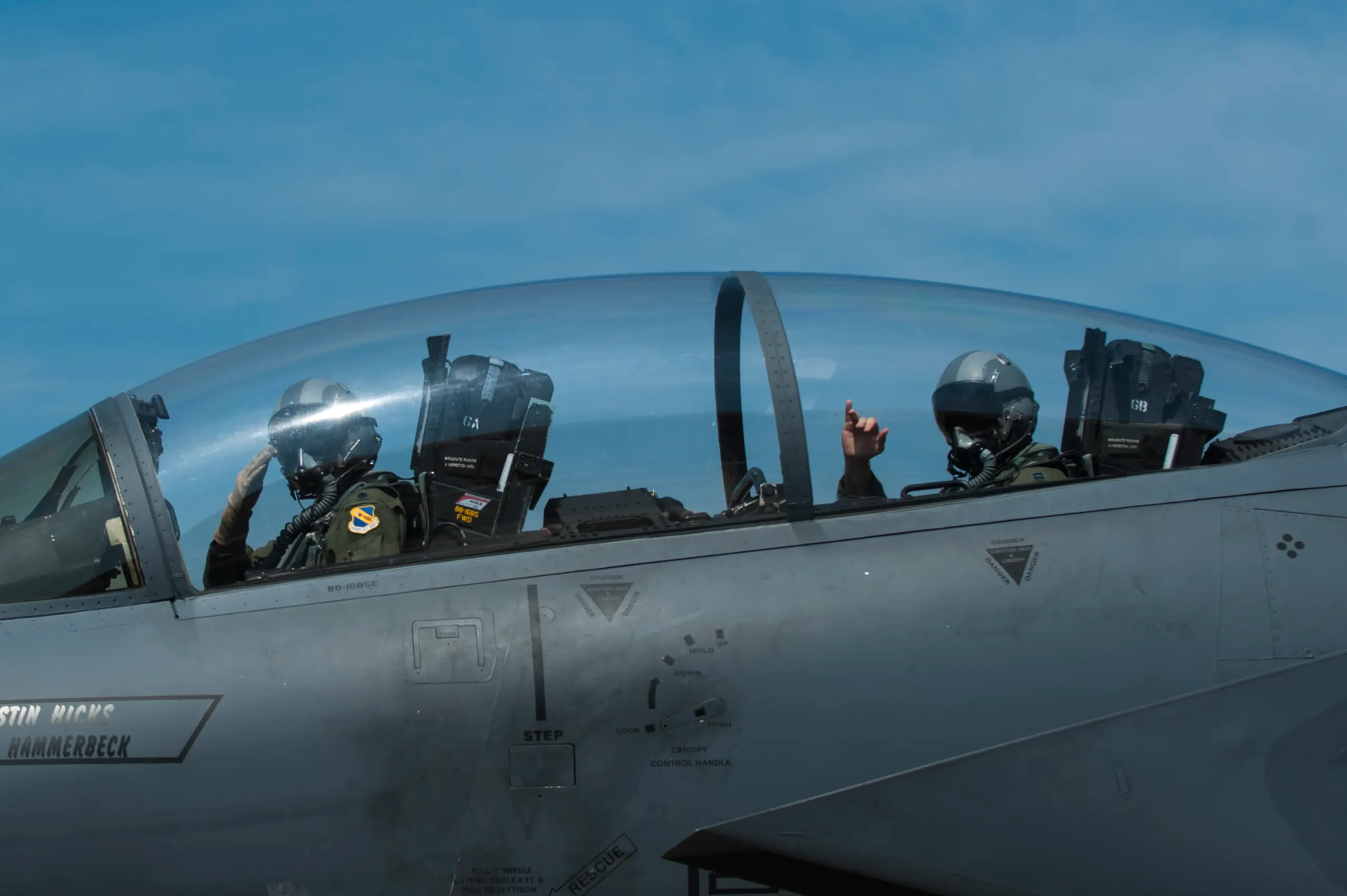 'Front or back': Which seat gives the pilot a better chance of survival in a crash in the F-15E Strike Eagle