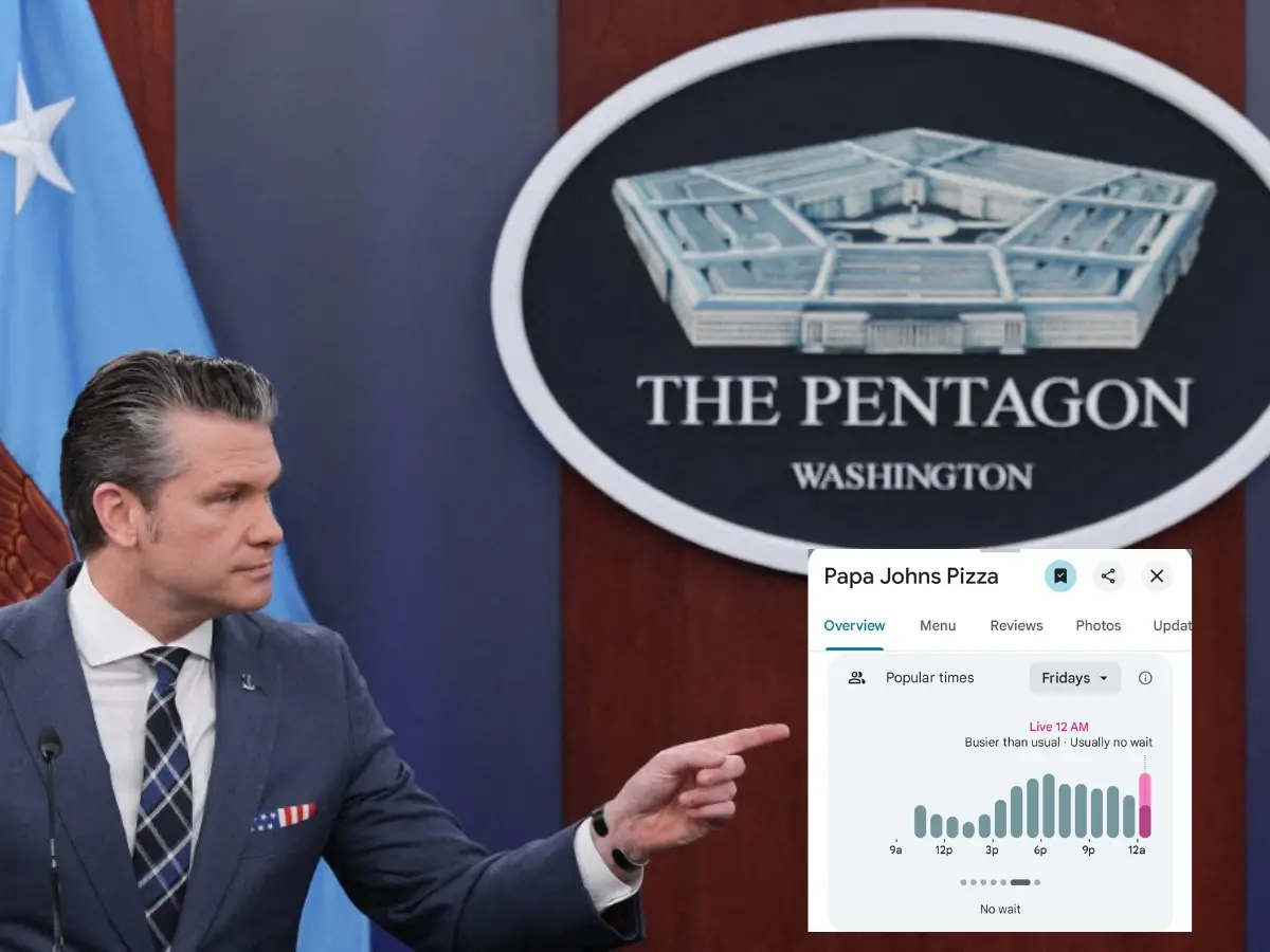 US planning major attack on Iran? Sudden spike in Pentagon Pizza Index sparks tension amid war US planning major attack on Iran? Sudden spike in Pentagon Pizza Index sparks tension amid war