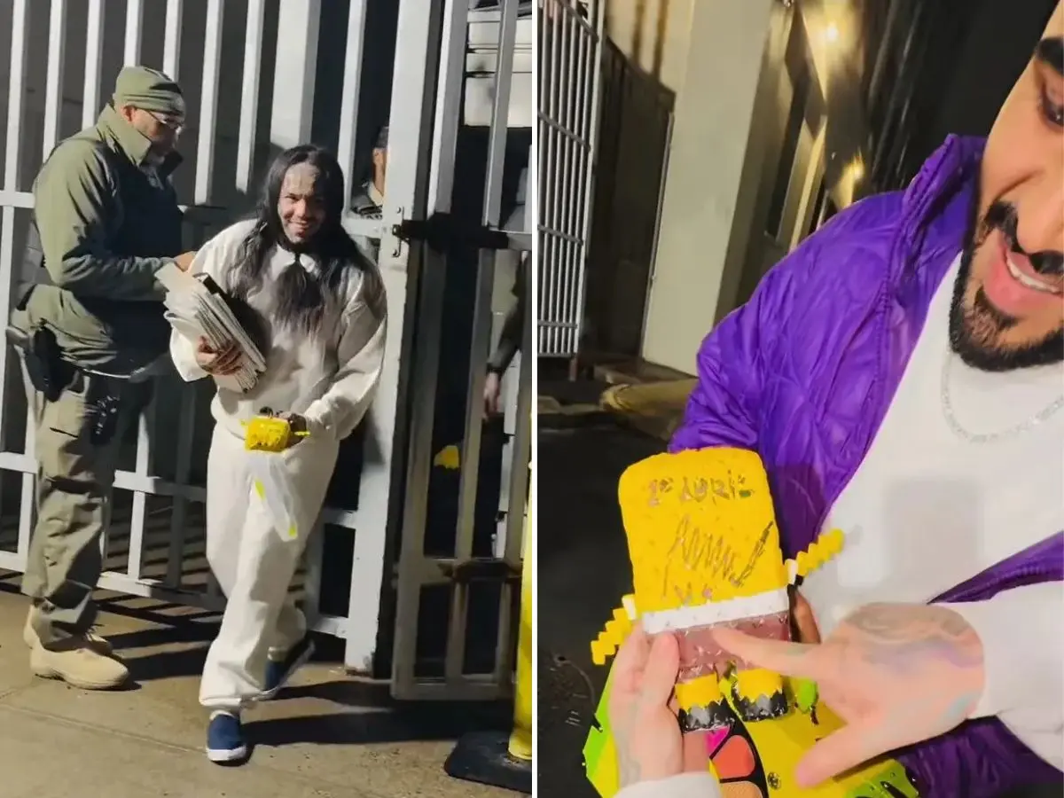 Tekashi 6ix9ine flaunts signed SpongeBob toy from Nicolás Maduro after release from Brooklyn jail Tekashi 6ix9ine flaunts signed SpongeBob toy from Nicolás Maduro after release from Brooklyn jail