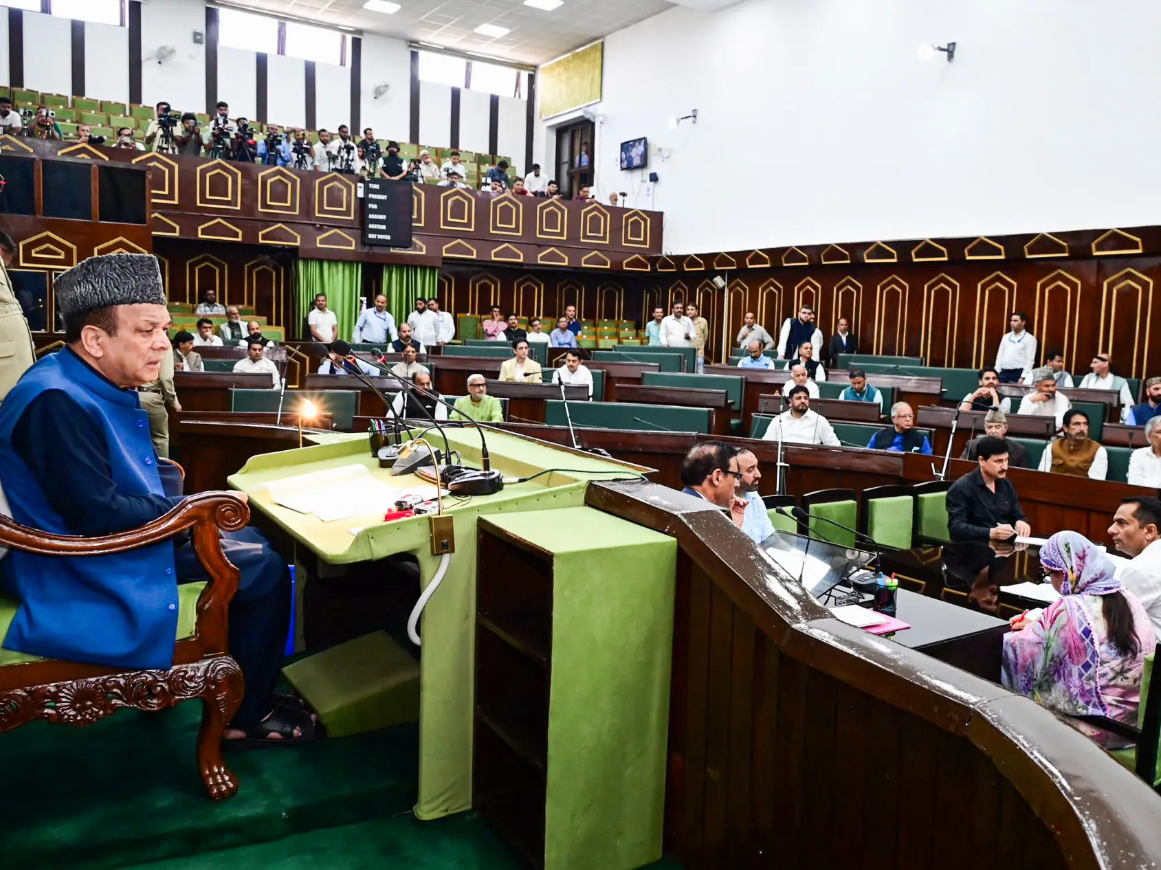 J&K assembly uproar over Ganderbal encounter, NC and PDP demand judicial probe J&K assembly uproar over Ganderbal encounter, NC and PDP demand judicial probe