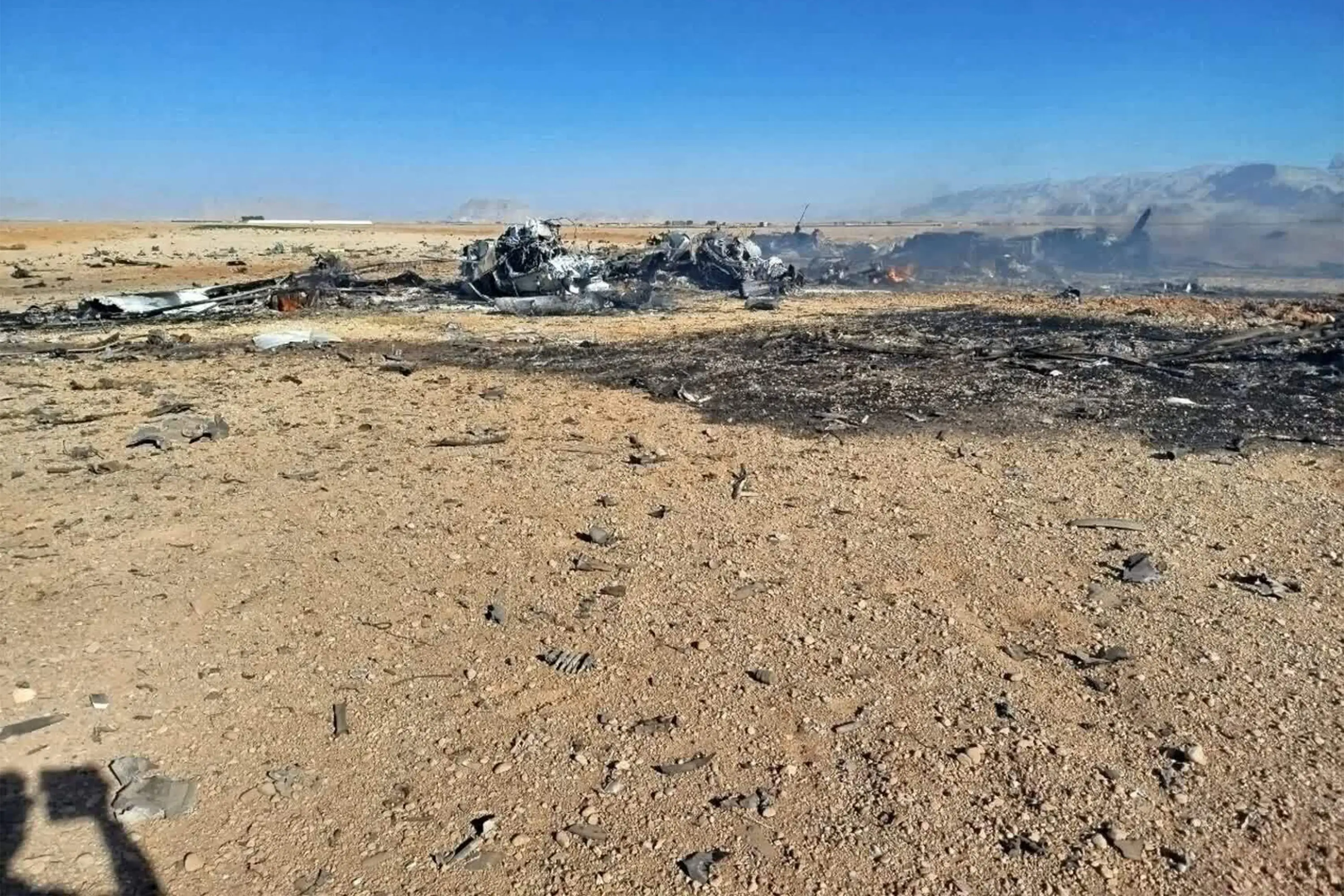F-15E Strike Eagle fighter jet shot down