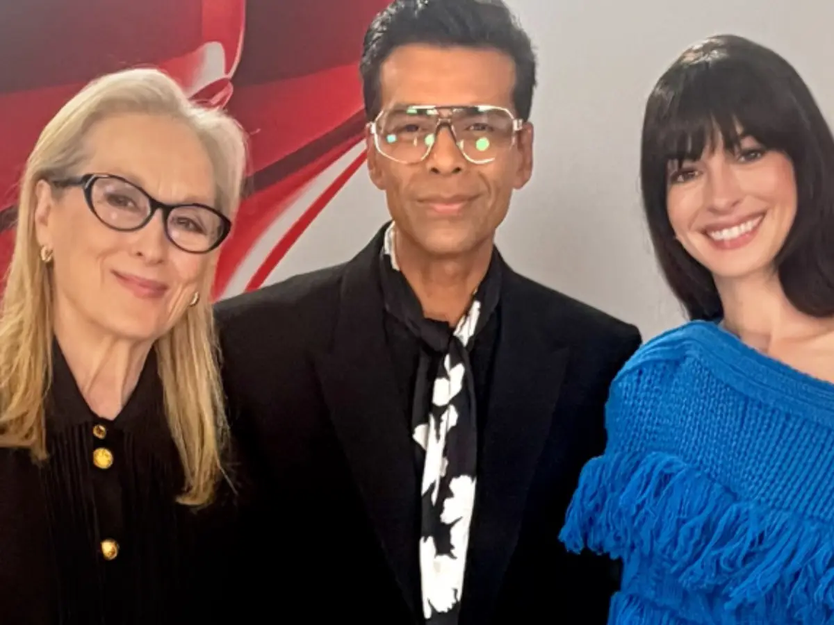 Karan Johar has ultimate fanboy moment meeting Meryl Streep, says he watched Devil Wears Prada, 'no less than 47 times' Karan Johar has ultimate fanboy moment meeting Meryl Streep, says he watched Devil Wears Prada, 'no less than 47 times'