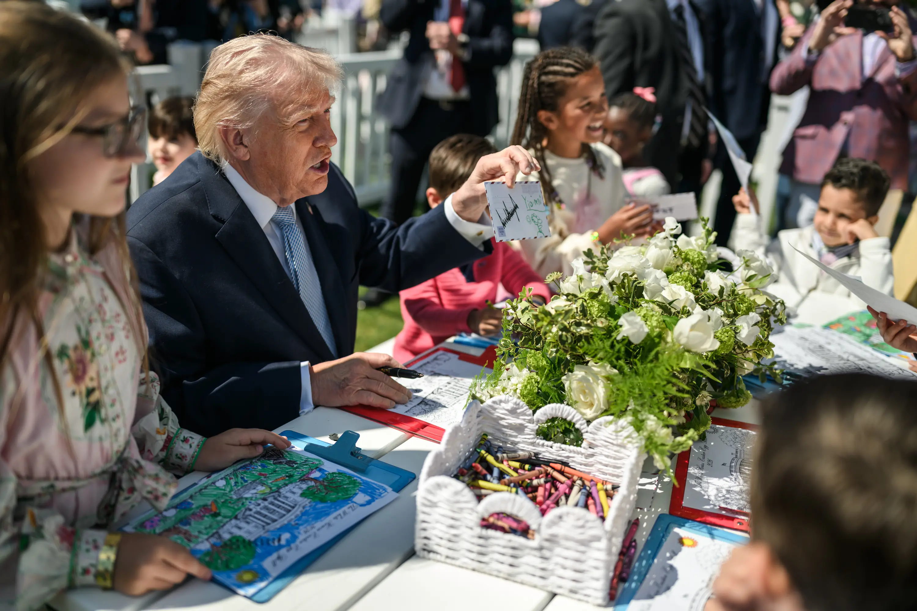 'I will sign this and can say I drew it': Trump in hilarious Easter chat with kids, takes a dig at Biden 'autopen'