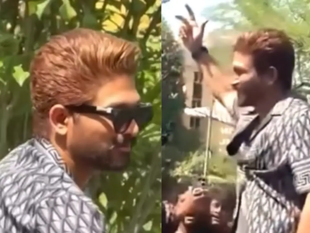 Allu Arjun birthday: Thousands line up to catch a glimpse of the star | Watch viral videos Allu Arjun birthday: Thousands line up to catch a glimpse of the star | Watch viral videos