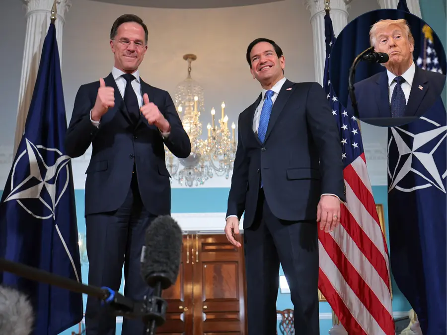 'REMEMBER THAT BIG, POORLY RUN, PIECE OF ICE...': Trump blasts NATO after closed-door meeting with Rutte, revives Greenland threat