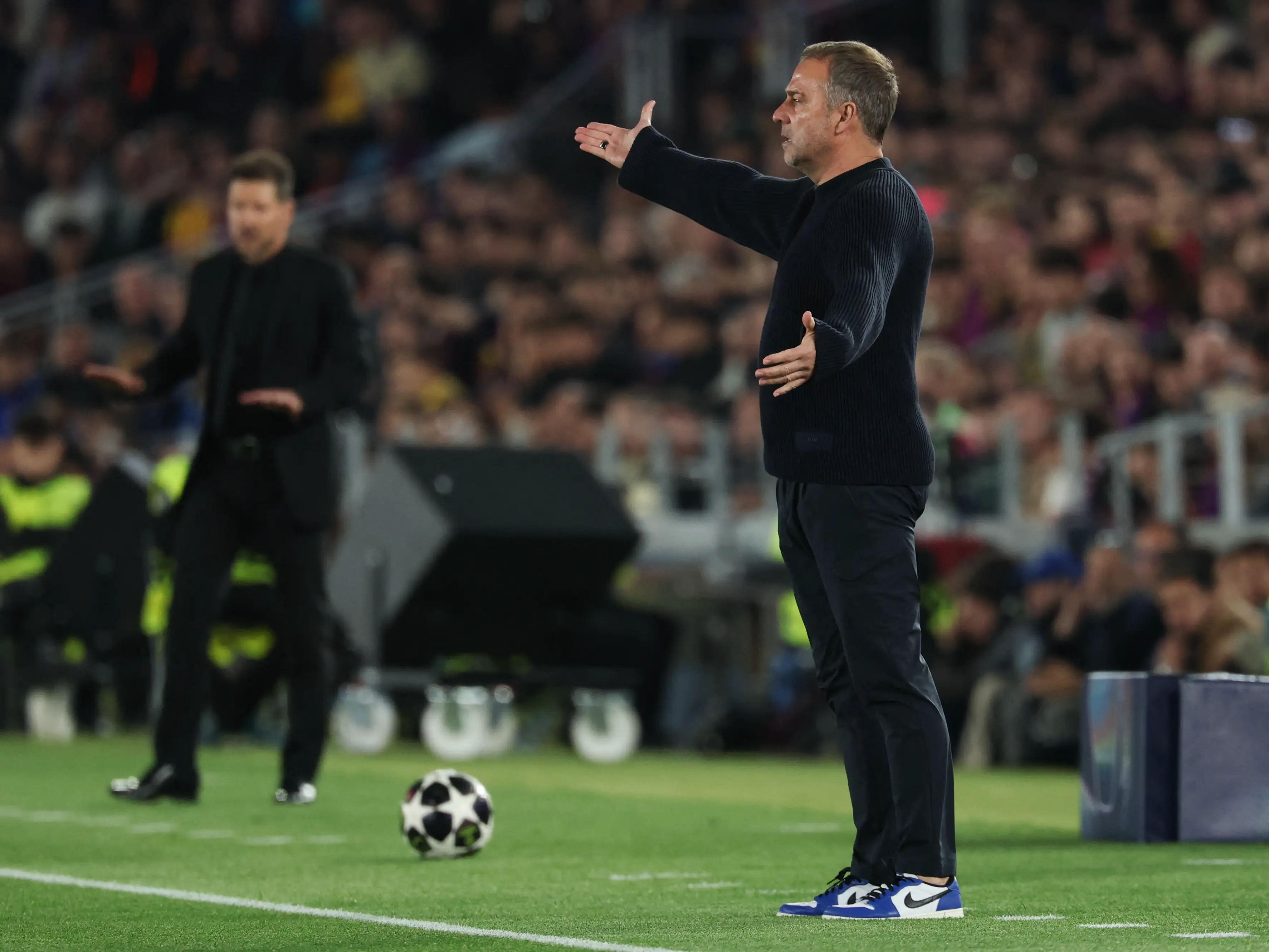 Champions League | 'Thank you Germany' Barca coach Flick furious after Atletico's Pubill not given red card despite handling ball - WATCH Champions League | 'Thank you Germany' Barca coach Flick furious after Atletico's Pubill not given red card despite handling ball - WATCH