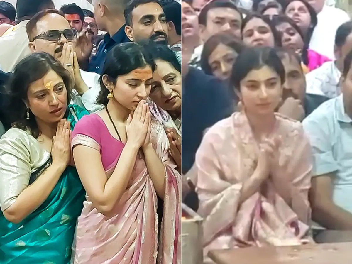 Dhurandhar actress Sara Arjun seeks blessings at Mahakaleshwar Temple | Watch Dhurandhar actress Sara Arjun seeks blessings at Mahakaleshwar Temple | Watch