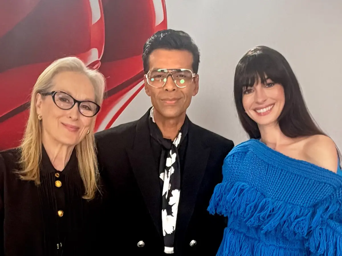 The Devil Wears Prada 2: Meryl Streep gives verdict on Karan Johar’s look | Watch The Devil Wears Prada 2: Meryl Streep gives verdict on Karan Johar’s look | Watch