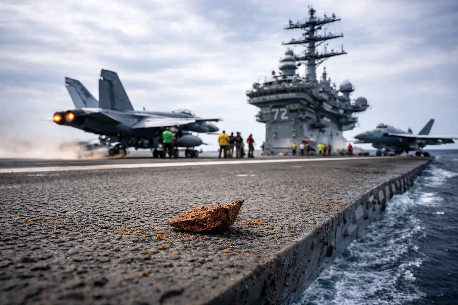 'Jet Killers': Why a tiny rust flake on the USS Abraham Lincoln flight deck is deadly
