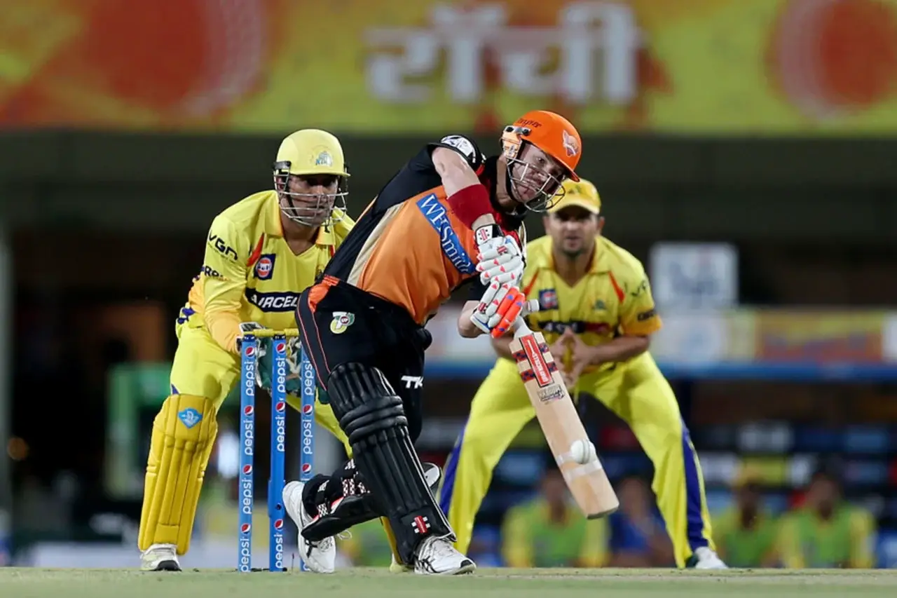 90 - David Warner vs CSK, Ranchi, 2014