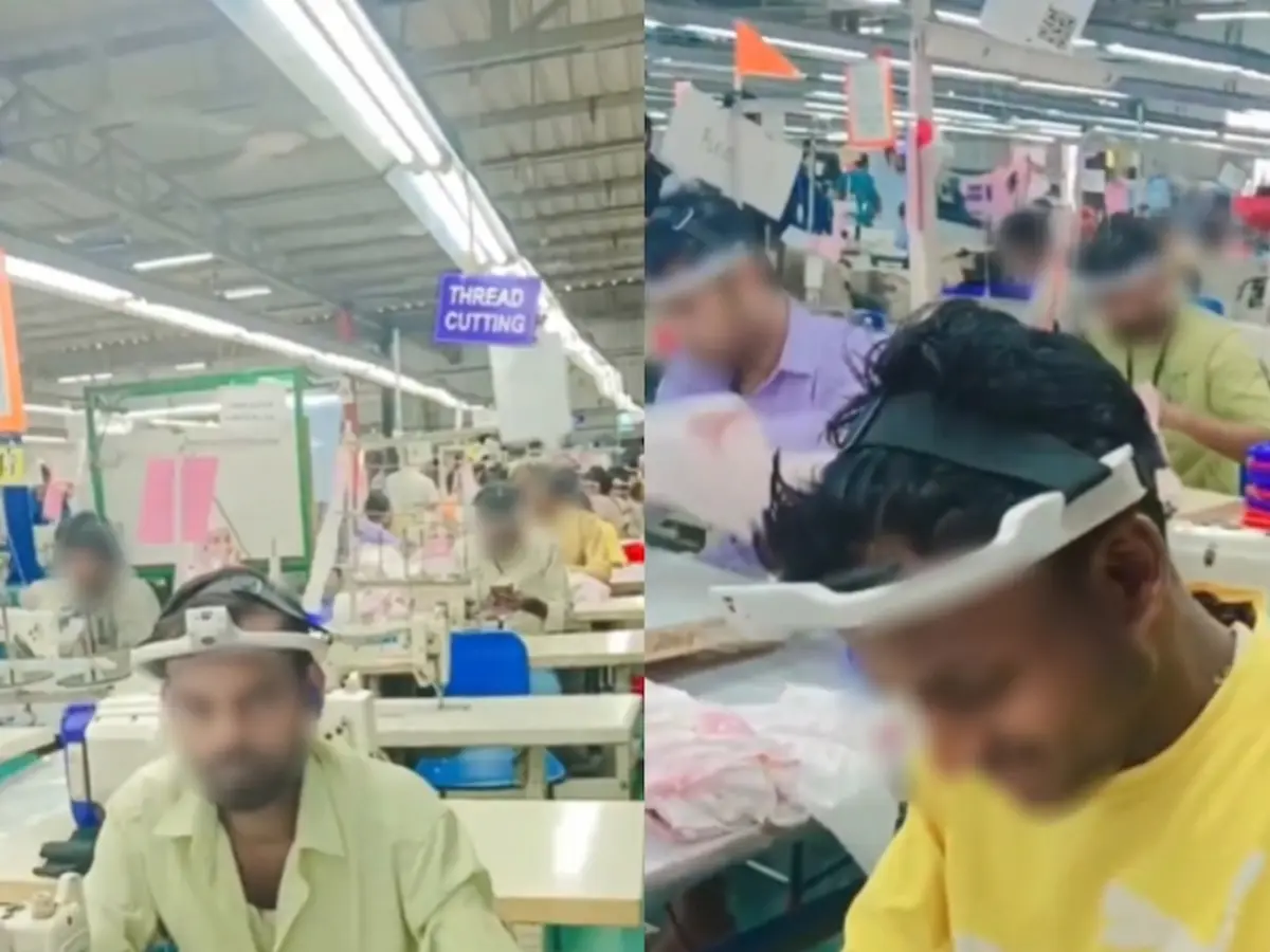 Training their AI replacement? Factory workers in India seen with head-mounted cameras - VIDEO