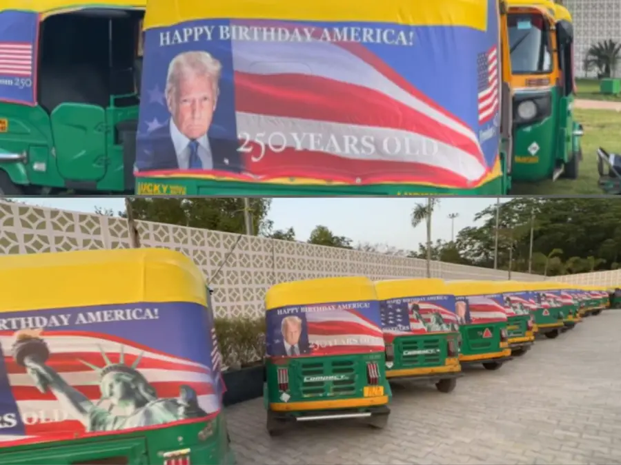 ‘Freedom 250’ on three wheels: US embassy launches national tour with Trump-themed autos in India