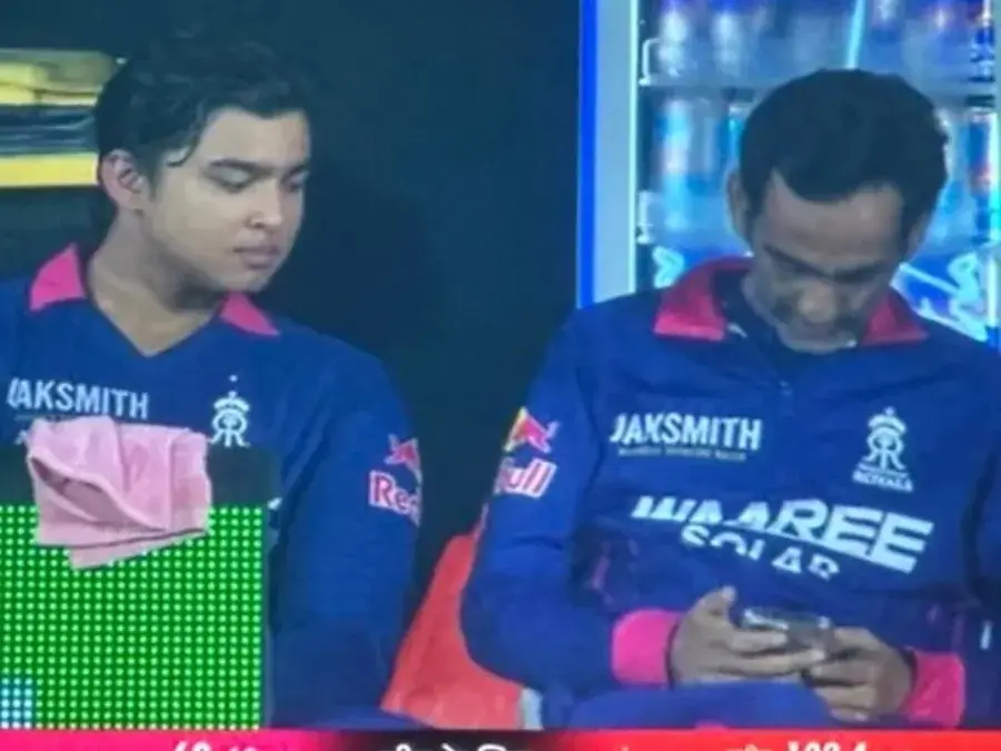 IPL 2026: RR manager fined INR 1 lakh for using phone in dugout, escapes ban IPL 2026: RR manager fined INR 1 lakh for using phone in dugout, escapes ban
