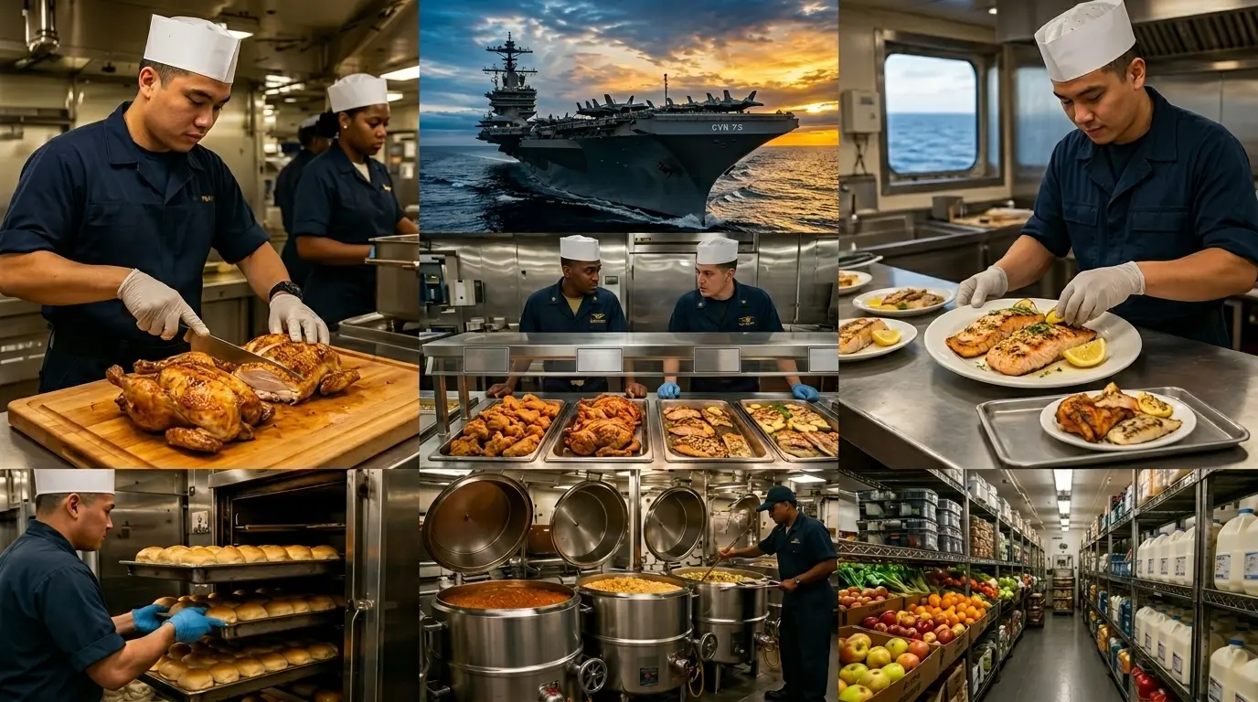 ‘Chicken, fish, or both’: What do sailors eat most on USS Abraham Lincoln?