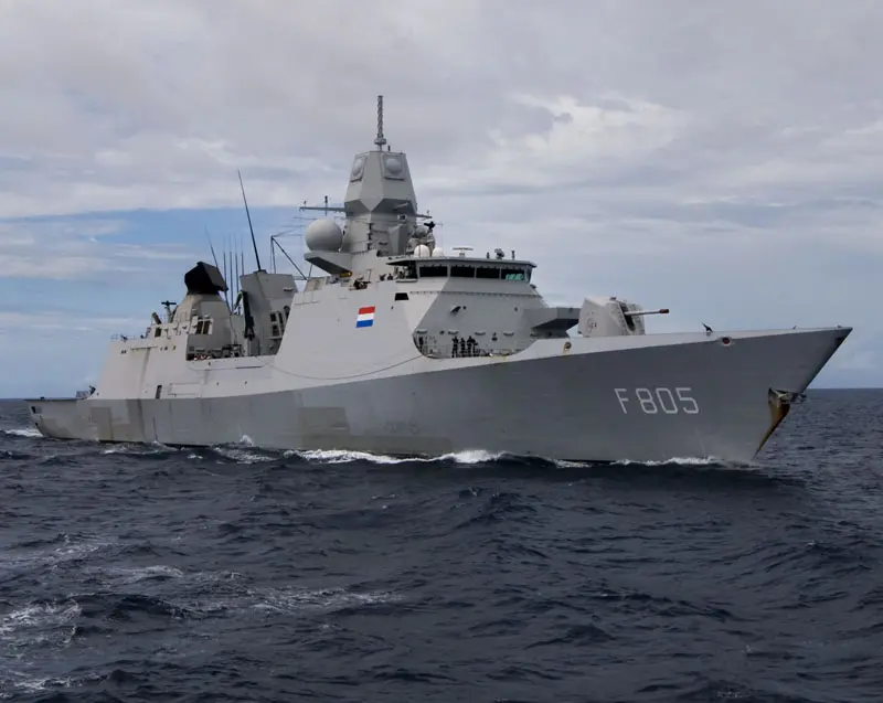 Dutch ship HNLMS Evertsen location exposed