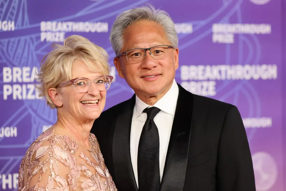 8. Jensen Huang ($164 billion)