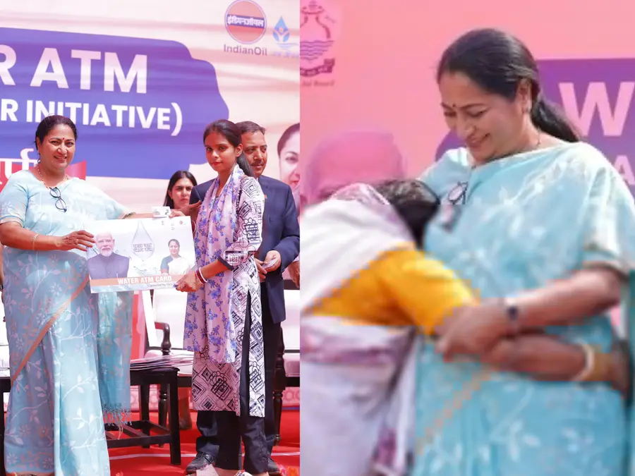 Delhi CM Rekha Gupta inaugurates new water ATMs in Shalimar Bagh, distributes cards to residents