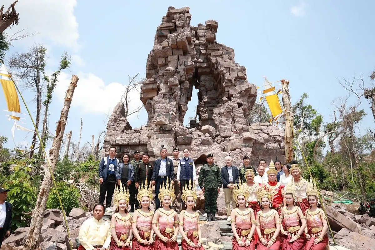 Tensions reignite as Thailand holds ceremony at disputed temple near Cambodia border