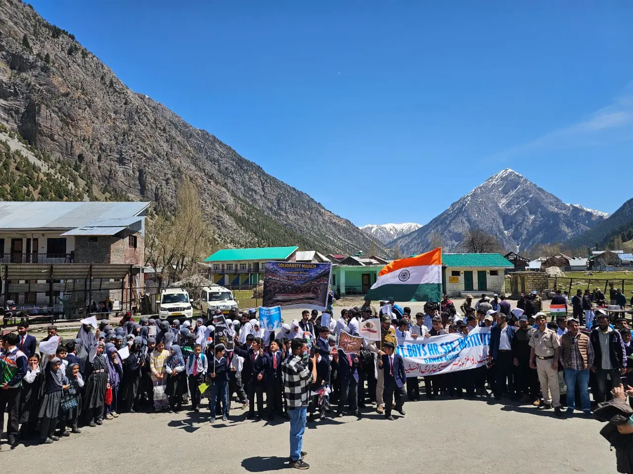 Kashmir rallies for peace on Pahalgam attack anniversary in Gurez and Karnah