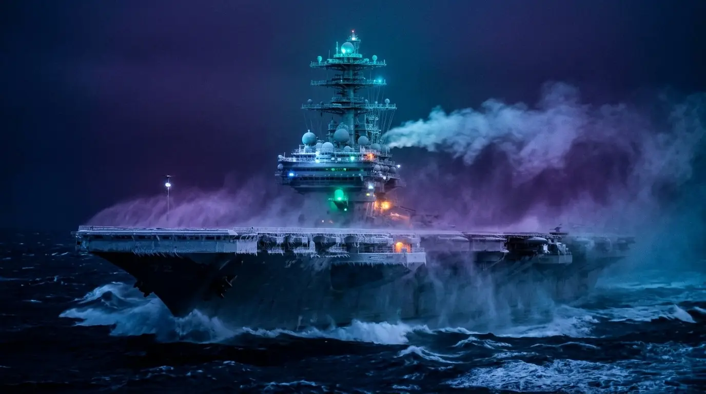 ‘30-knot wind chills’: How cold does the USS Abraham Lincoln get at night?