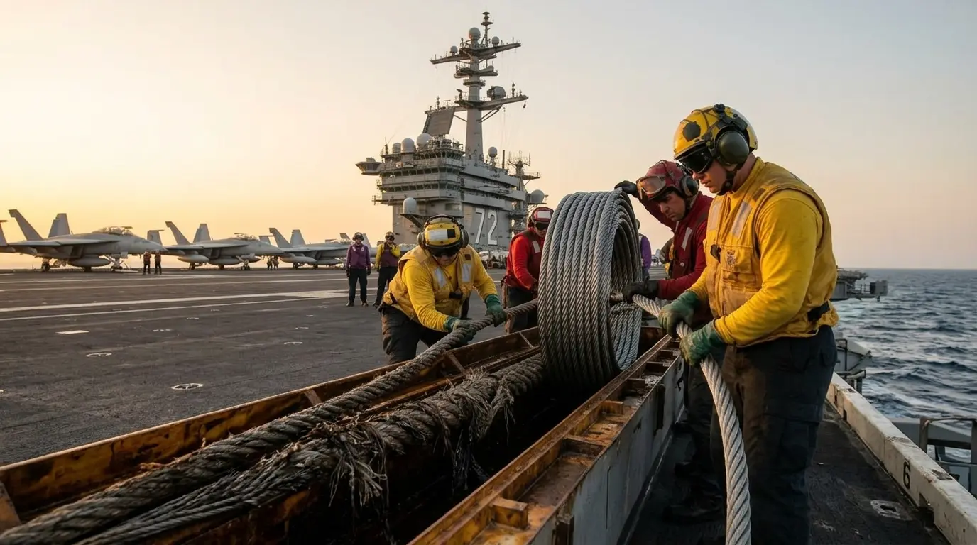 The 125-landing limit?: Why the USS Abraham Lincoln constantly replaces its arresting wires