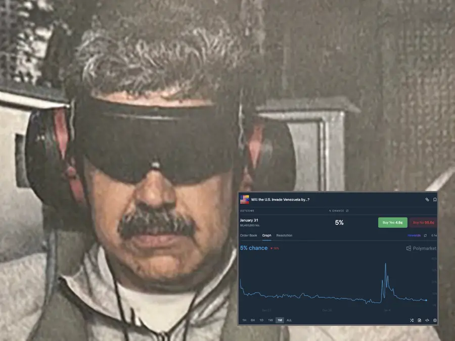 US soldier faces 40 years in prison for making $400k on Polymarket using classified intel about Maduro capture