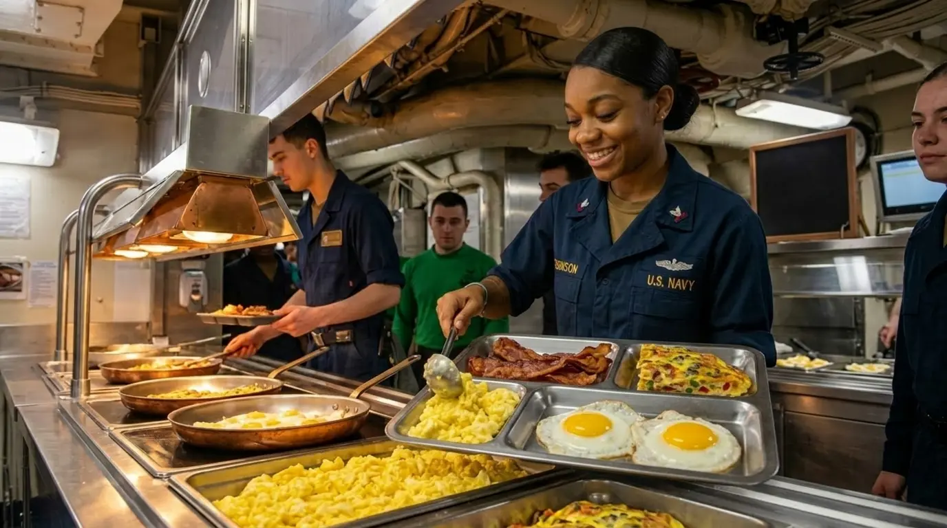 ‘4,000 eggs for a crew of 5,000’: How many eggs do sailors on the USS Abraham Lincoln eat each day?