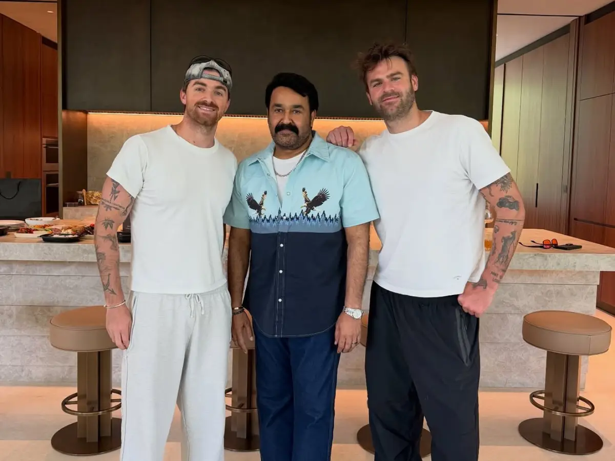 The Chainsmokers meet Mohanlal: Fans say, 'You guys met a true legend' The Chainsmokers meet Mohanlal: Fans say, 'You guys met a true legend'