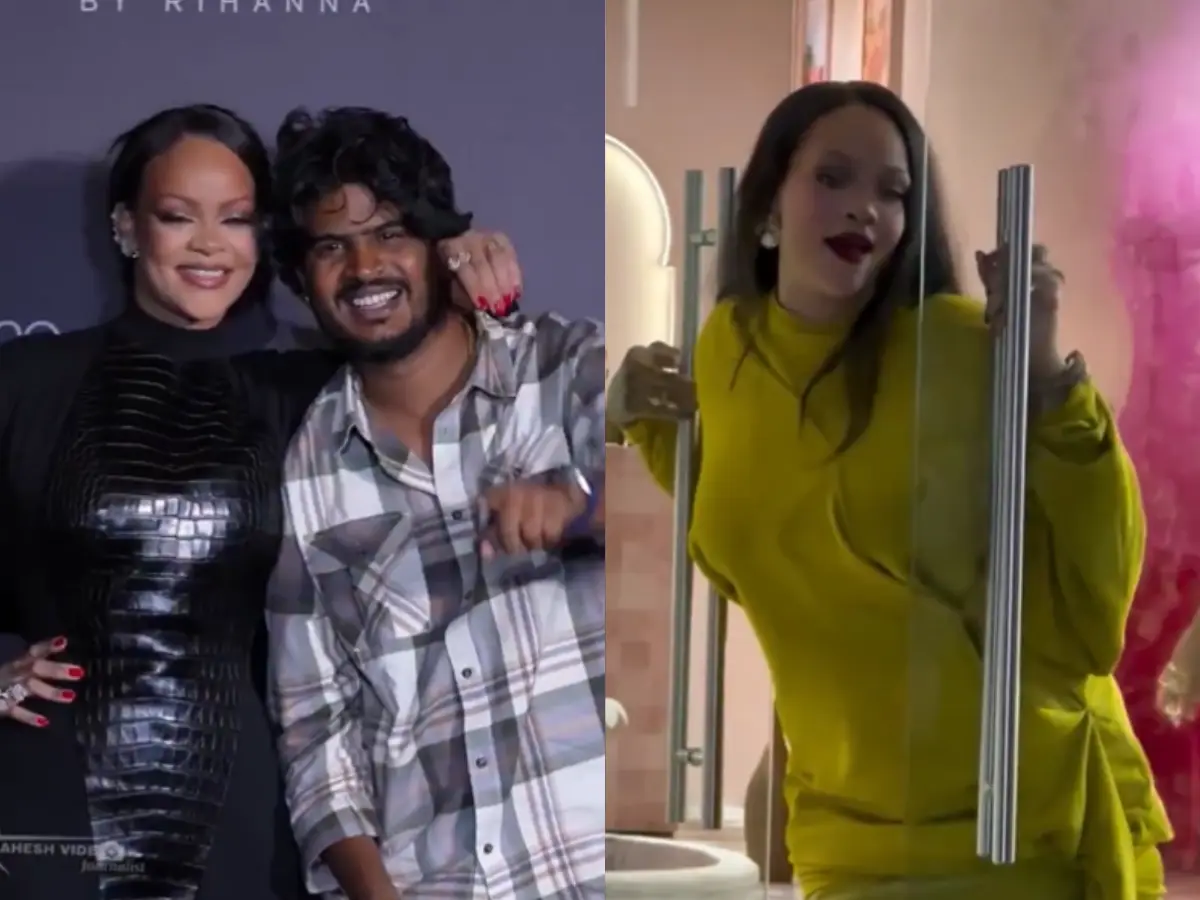 Shukriya to sweet photo-op: Rihanna charms paparazzi in Mumbai | Watch Shukriya to sweet photo-op: Rihanna charms paparazzi in Mumbai | Watch